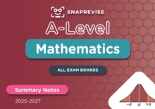 Image for SnapRevise A-Level Maths Summary Notes