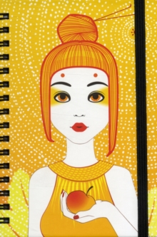 Image for Small Spiral Notebook - Girl with Apple