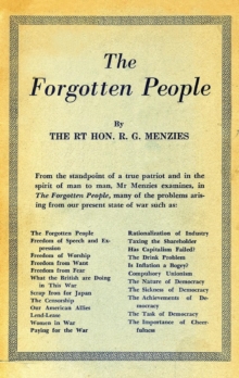 Image for The Forgotten People