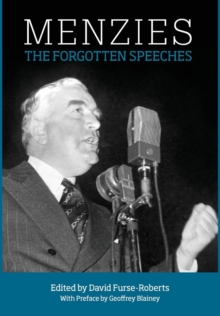 Image for Menzies: The Forgotten Speeches