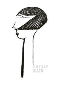 Image for Friday Hair : Large Blank Notebook