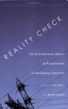 Image for Reality check  : the distributional impact of privatization in developing countries