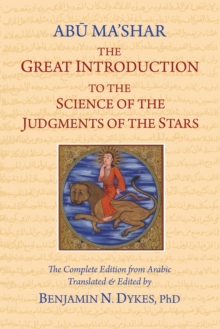 Image for The Great Introduction to the Science of the Judgments of the Stars
