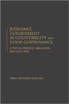 Image for Judiciary, Government Accountability and Good Governance