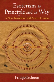 Image for Esoterism as principle and as way: a new translation with selected letters