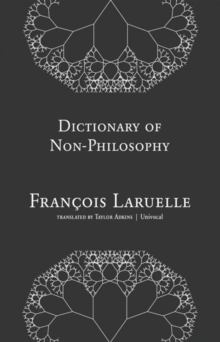 Image for Dictionary of non-philosophy