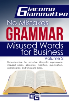 Image for No Mistakes Grammar, Volume II, Misused Words for Business