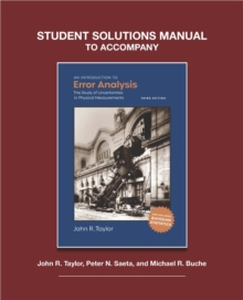 Image for Student Solutions to Accompany Taylor's An Introduction to Error Analysis, 3rd ed