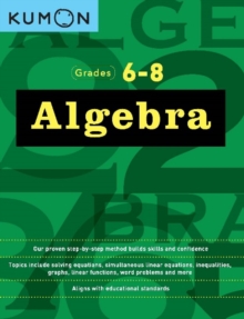 Image for Algebra Workbook Grades 6-8