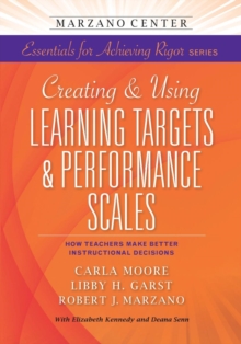 Image for Creating & Using Learning Targets & Performance Scales
