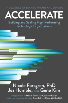 Image for Accelerate  : the science behind DevOps