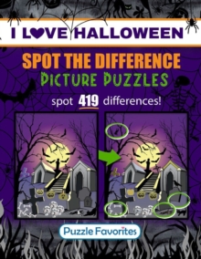 Image for Spot the Difference "I Love Halloween" Picture Puzzles