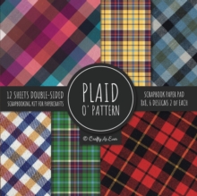Image for Plaid O' Pattern Scrapbook Paper Pad 8x8 Scrapbooking Kit for Papercrafts, Cardmaking, DIY Crafts, Tartan Gingham Check Scottish Design, Multicolor