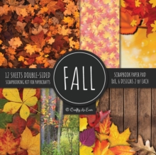 Image for Fall Scrapbook Paper Pad 8x8 Scrapbooking Kit for Papercrafts, Cardmaking, Printmaking, DIY Crafts, Nature Themed, Designs, Borders, Backgrounds, Patterns