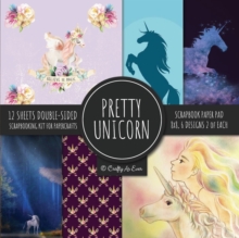 Image for Pretty Unicorn Scrapbook Paper Pad 8x8 Scrapbooking Kit for Papercrafts, Cardmaking, Printmaking, DIY Crafts, Fantasy Themed, Designs, Borders, Backgrounds, Patterns