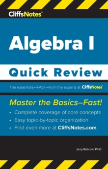 Image for CliffsNotes Algebra I : Quick Review