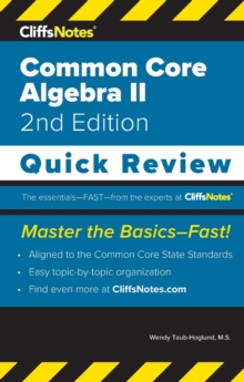 Image for CliffsNotes Common Core Algebra II