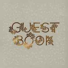 Wedding Guest Book: An Heirloom-Quality Guest Book with Foil Accents and Hand-Drawn Illustrations