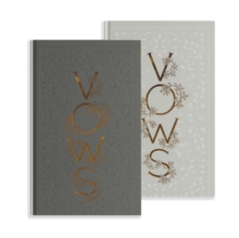 Our Wedding Vows: A Set of Heirloom-Quality Vow Books with Foil Accents and Hand Drawn Illustrations