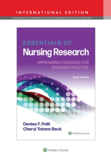 Image for Essentials of nursing research  : appraising evidence for nursing practice