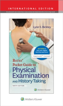 Image for Bates' Pocket Guide to Physical Examination and History Taking 9e Lippincott Connect International Edition Print Book and Digital Access Card Package