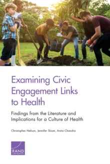 Image for Examining Civic Engagement Links to Health