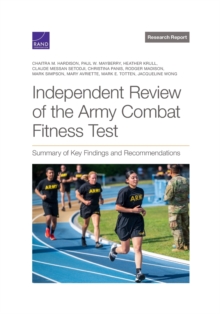 Image for Independent Review of the Army Combat Fitness Test