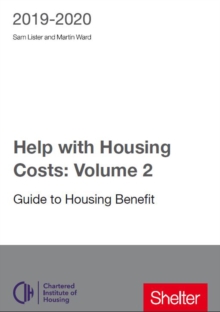 Image for Help with housing costsVolume 2,: Guide to housing benefit 2019-20
