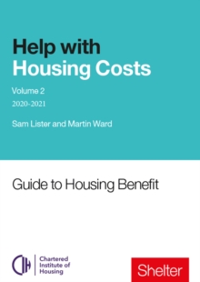 Image for Help with housings costsVolume 2,: Guide to housing benefit, 2020-21