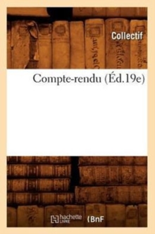 Image for Compte-Rendu (Ed.19e)
