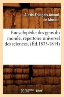 Image for Encyclopedie Des Gens Du Monde, Repertoire Universel Des Sciences, (Ed.1833-1844)