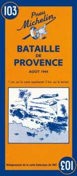 Image for Battle of Provence - Michelin Historical Map 103 : Map