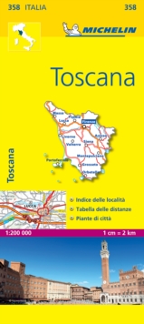 Image for Toscana - Michelin Local Map 358