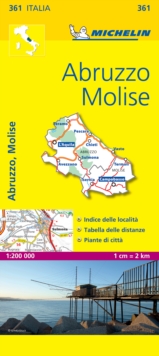 Image for Abruzzo & Molise - Michelin Local Map 361