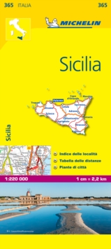 Image for Sicily - Michelin Local Map 365 : Map