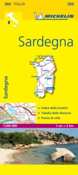 Sardinia – Michelin Local Map 366: Map