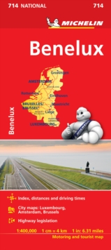 Benelux - Michelin National Map 714