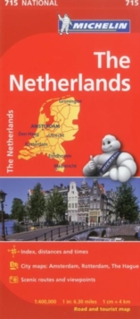 Image for The Netherlands - Michelin National Map 715