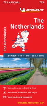 Netherlands - Michelin National Map 715