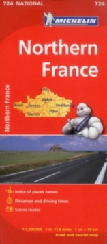 Image for Northern France - Michelin National Map 724