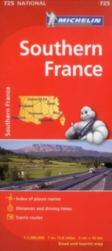 Southern France – Michelin National Map 725