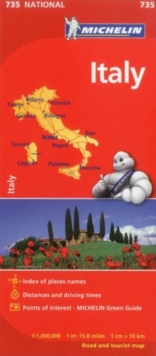 Italy – Michelin National Map 735