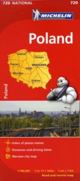 Poland – Michelin National Map 720