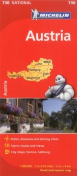 Austria – Michelin National Map 730