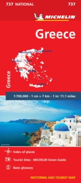 Greece - Michelin National Map 737