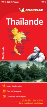 Image for Thailand - Michelin National Map 751 : Map