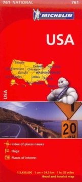 USA – Michelin National Map 761