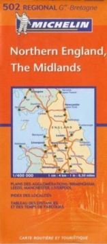 Northern England – Michelin Regional Map 502