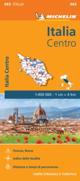 Image for Italy Centre - Michelin Regional Map 563 : Map