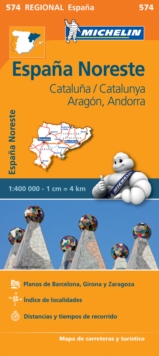 Image for Aragon Cataluna - Michelin Regional Map 574 : Map